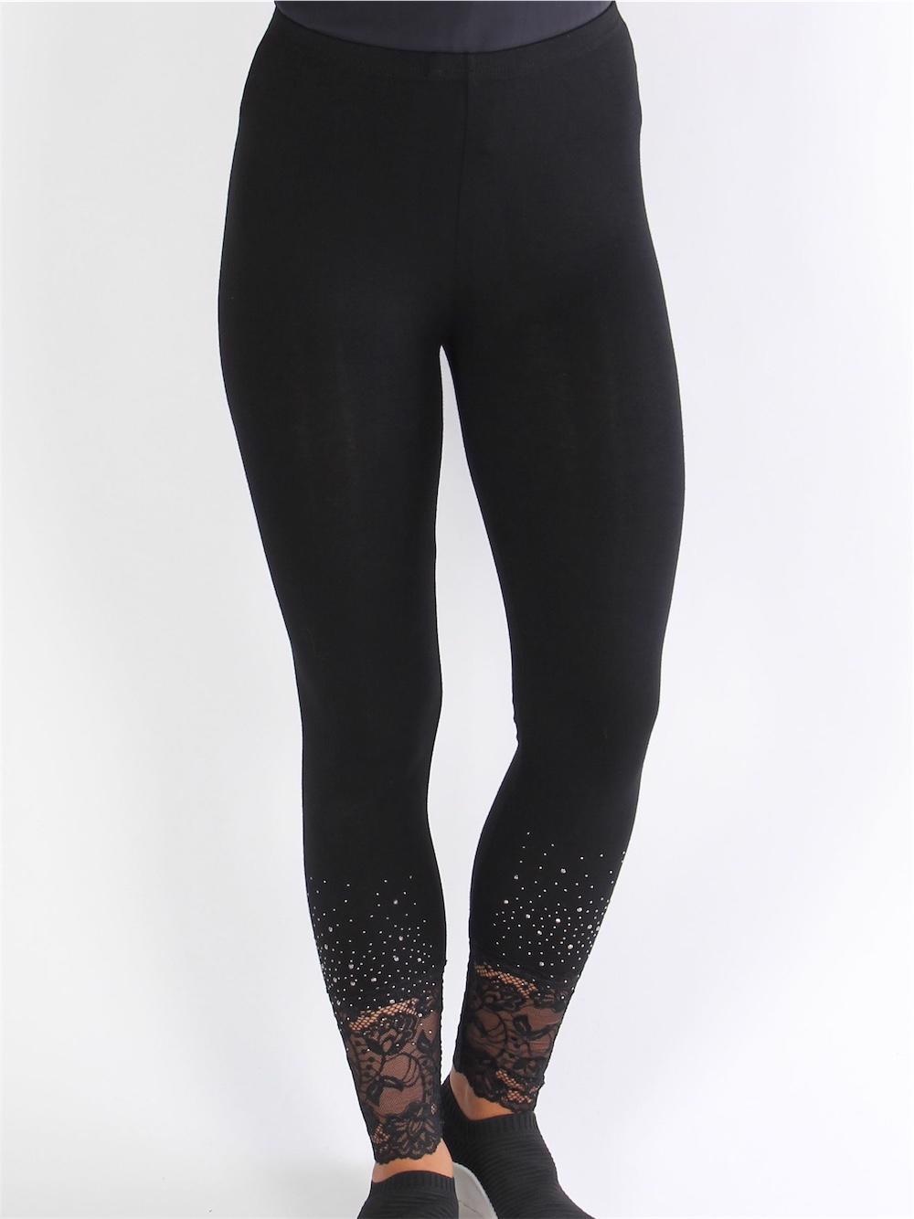 Alezia - Leggings med spets och liknande